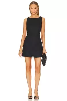 Платье мини FAITHFULL THE BRAND Lui, черный