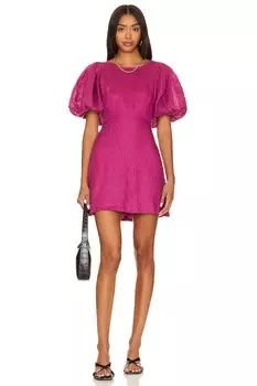 Платье мини FAITHFULL THE BRAND Mai, цвет Magenta