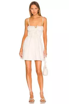 Платье мини FAITHFULL THE BRAND Shivka, цвет Plain Egg Shell