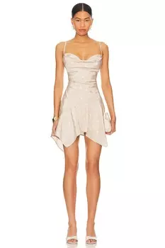 Платье мини габриэль More To Come, бежевый