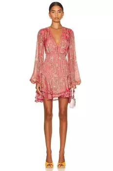 Платье мини Hemant And Nandita Roop, цвет Coral