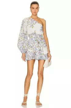 Платье мини Hemant And Nandita Vana Tie Up Belt, белый