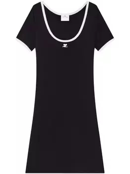 Платье мини Holistic Courrges, черный