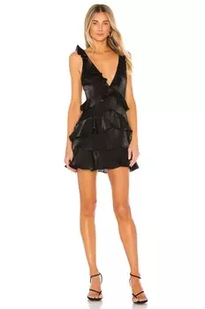 Платье мини House of Harlow 1960 x REVOLVE Eva, нуар