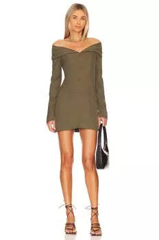 Платье мини House of Harlow 1960 x REVOLVE Lennox, цвет Olive Green