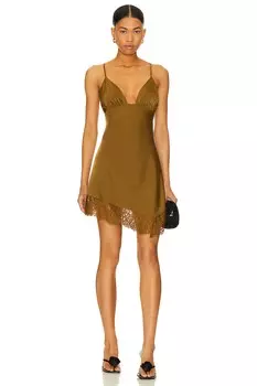 Платье мини House of Harlow 1960 x REVOLVE Nouvelle, цвет Olive Green