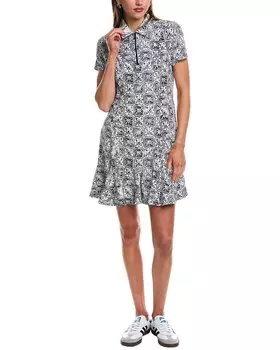 Платье-мини IBKUL Godet, черный