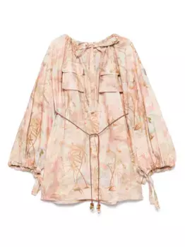 Платье мини Illuminate ZIMMERMANN, нейтральный