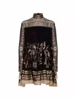 Платье мини Illustration Otto Zimmermann, мультиколор