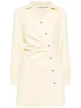 Платье мини Injection в клетку b+ab, желтый