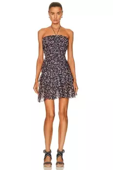 Платье мини Isabel Marant Etoile Ilanka, цвет Faded Black