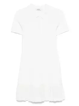 Платье мини из джерси SANDRO, белый