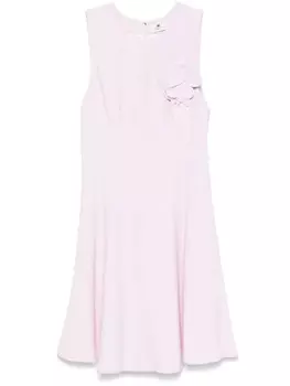 Платье мини из крепа Elisabetta Franchi, розовый