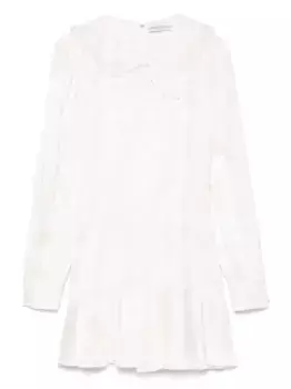 Платье мини Jacquare Alessandra Rich, белый