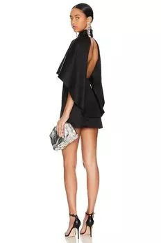 Платье мини L'Academie Avah, черный