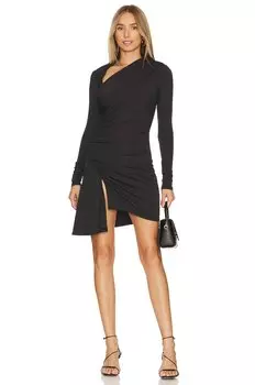 Платье мини L'Academie Etta, черный