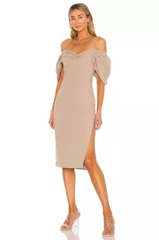 Платье мини L'Academie Gemma, цвет Mocha Beige