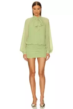 Платье мини L'Academie Maelle, цвет Sage Green
