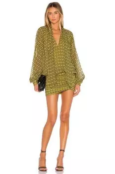 Платье мини L'Academie The Maelle, цвет Gold Chain