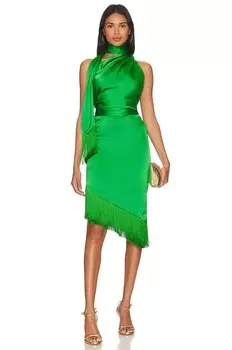 Платье мини L'Academie Ziggy, цвет Jewel Green