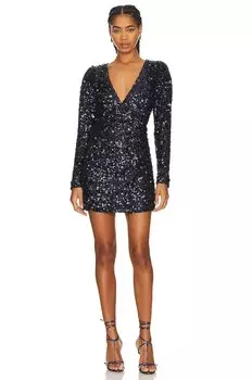 Платье мини Line & Dot Midnight, цвет Dark Navy