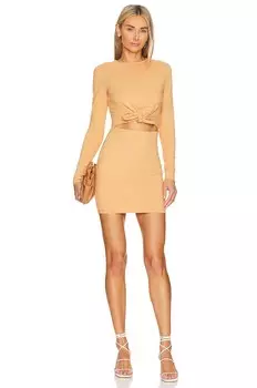Платье мини Lovers and Friends Darcey, цвет Latte Brown