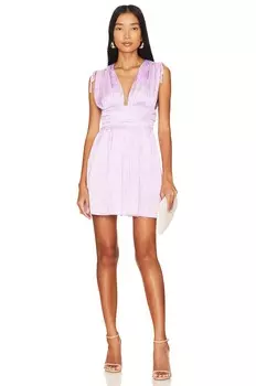 Платье мини Lovers and Friends Venice, цвет Lilac Palm Floral