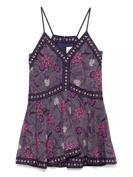 Платье мини MARANT TOILE Danielle, фиолетовый