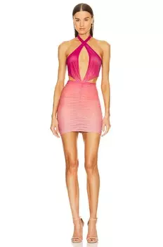Платье мини Michael Costello x REVOLVE Gaia, цвет Pink Ombre