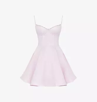 Платье мини Minimoiselle из атласа House Of Cb, розовый