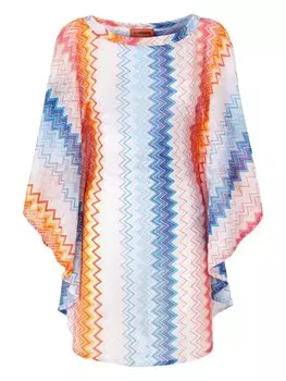 Платье-мини Missoni с зигзагом, белый