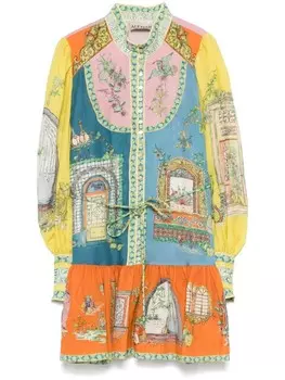 Платье мини Monte ALEMAIS, синий