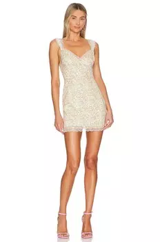 Платье мини MORE TO COME Irene Lace, цвет Pink Floral