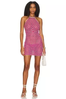 Платье мини MORE TO COME Maggie, цвет Pink Multi