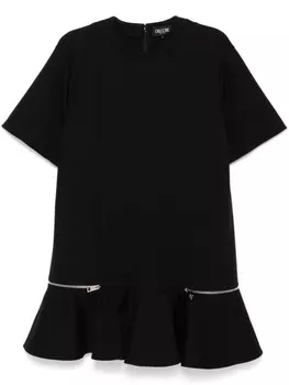 Платье мини на молнии Del Core, черный