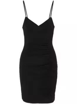 Платье мини на тонких бретелях Armani Exchange, черный