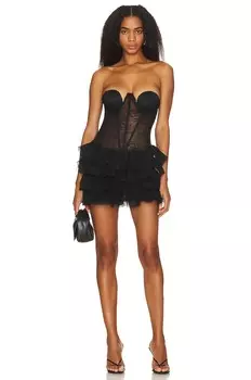 Платье мини NBD Zoya, черный