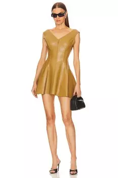 Платье мини Norma Kamali Grace, цвет Woods