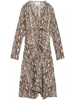 Платье мини Octavia ISABEL MARANT, нейтральный цвет