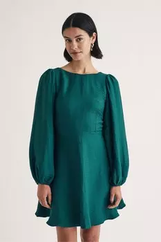 Платье мини от Nobody's child zola простое Nobody'S Child, зеленый