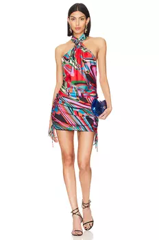 Платье мини PatBO Psicodelia Backless, цвет Kaleidoscope