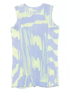 Платье мини-Pleats Please Issey Miyake Refraction, синий