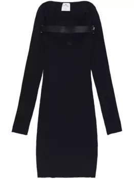 Платье мини Racer Courrges, черный