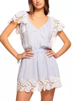 Платье мини Райан из шамбре Ramy Brook, цвет chambray