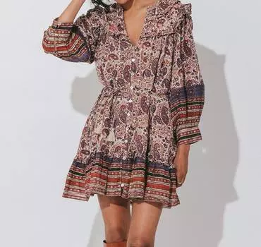 Платье-мини Reign в цвете Laurel Cleobella