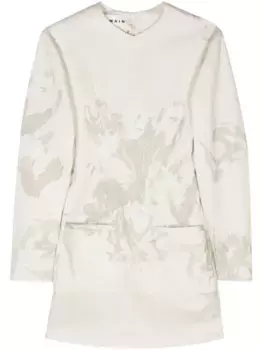 Платье мини с цветочным принтом REMAIN, нейтральный