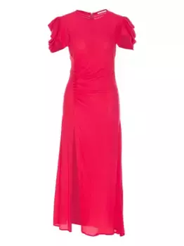 Платье мини с декоративными пуговицами MAR DE MARGARITAS, розовый