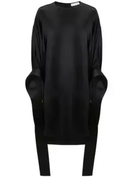 Платье мини с длинными рукавами JW ANDERSON, черный
