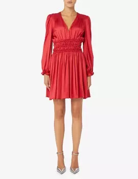 Платье мини с длинными рукавами Madrid LAVI Couture, красный