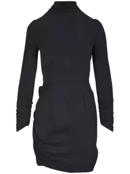 Платье мини с драпировкой ZIMMERMANN, черный